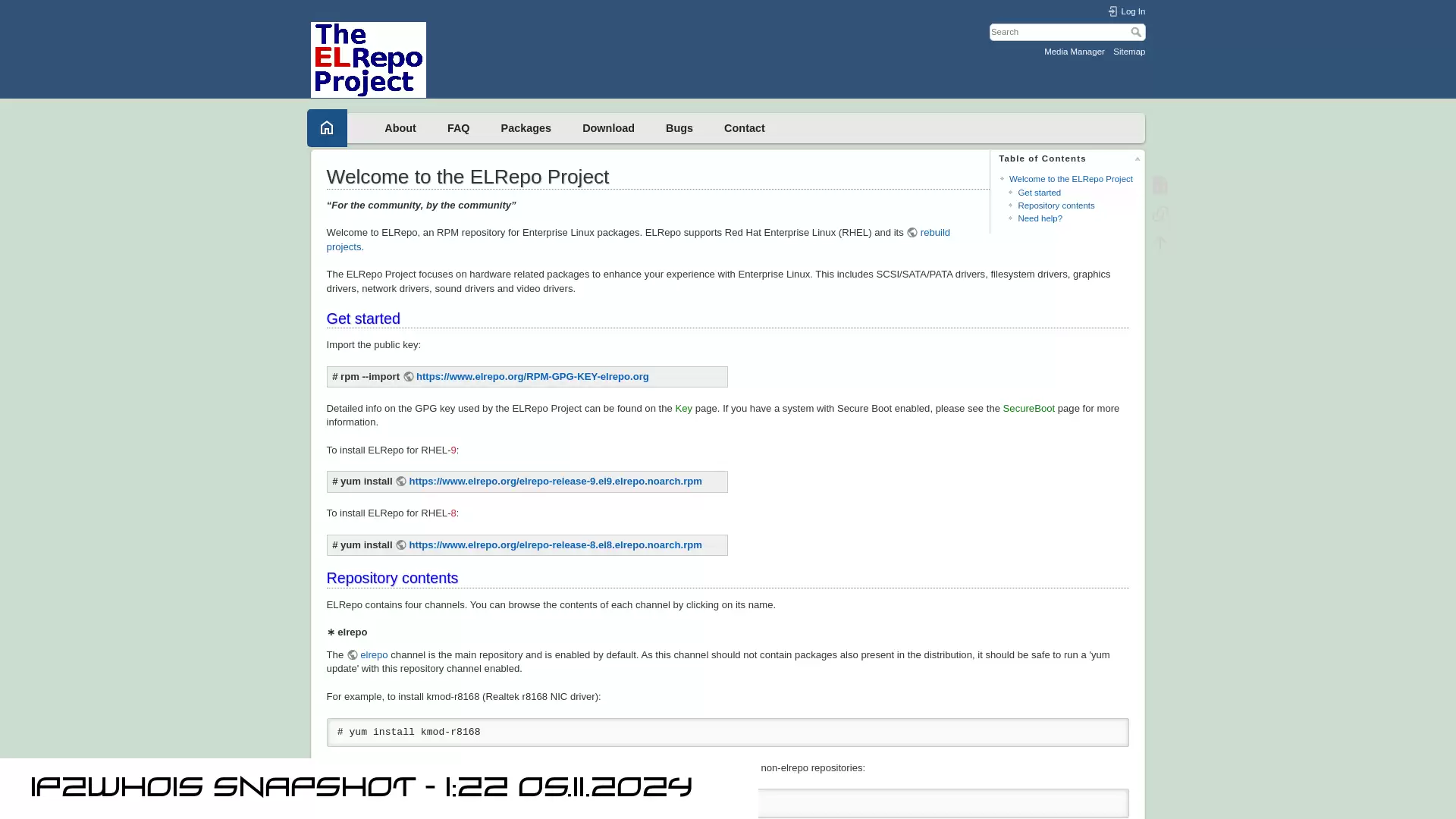 elrepo.org - snapshot