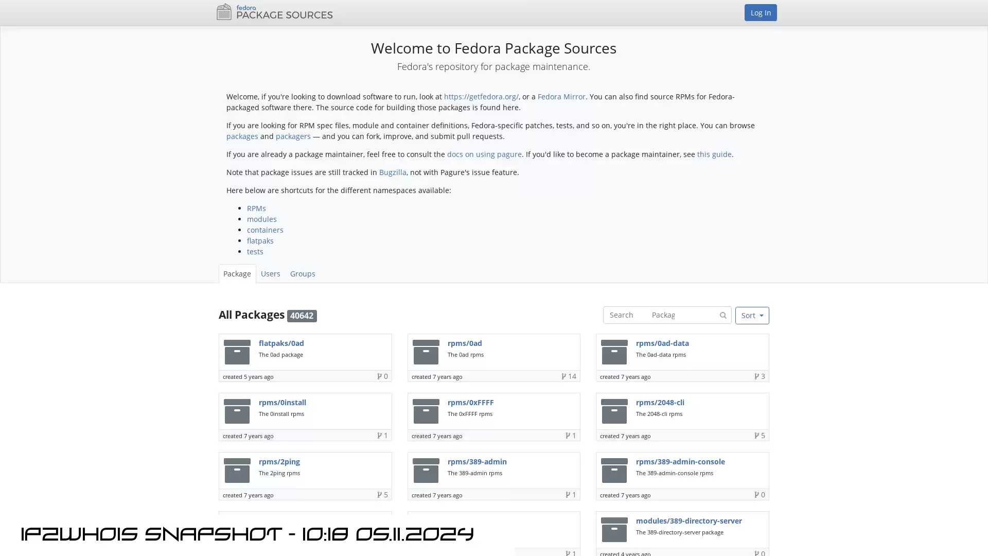 src.fedoraproject.org - snapshot