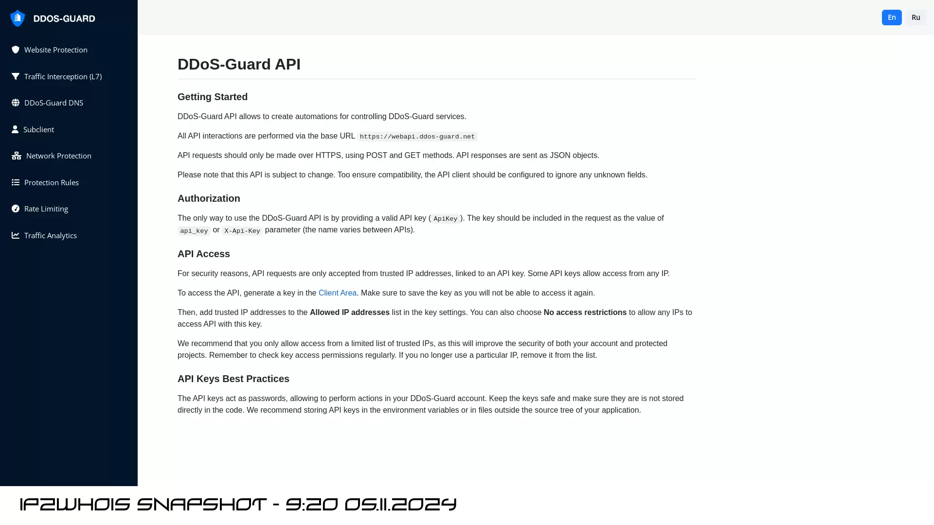 api.ddos-guard.net - snapshot