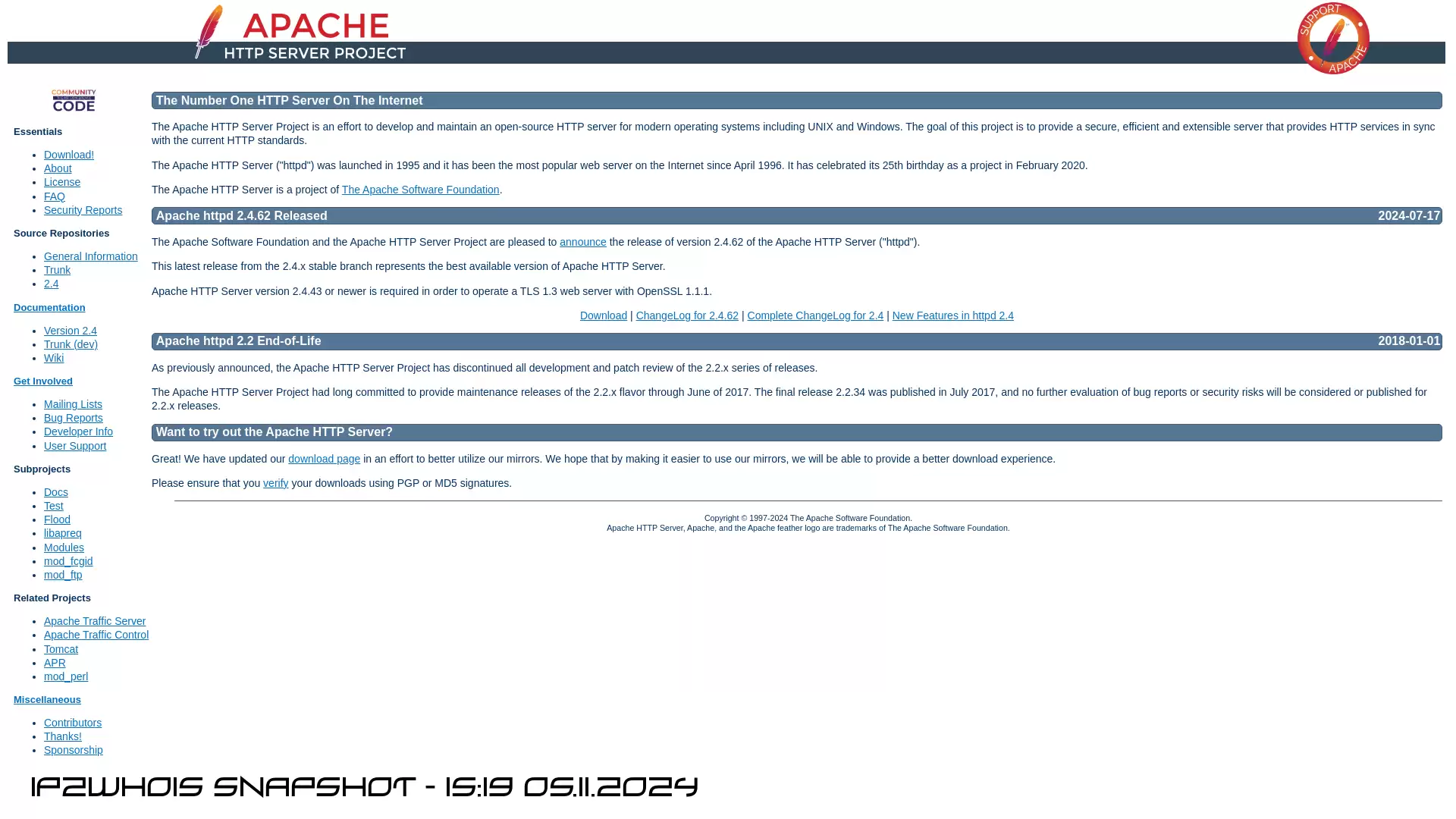 httpd.apache.org - snapshot