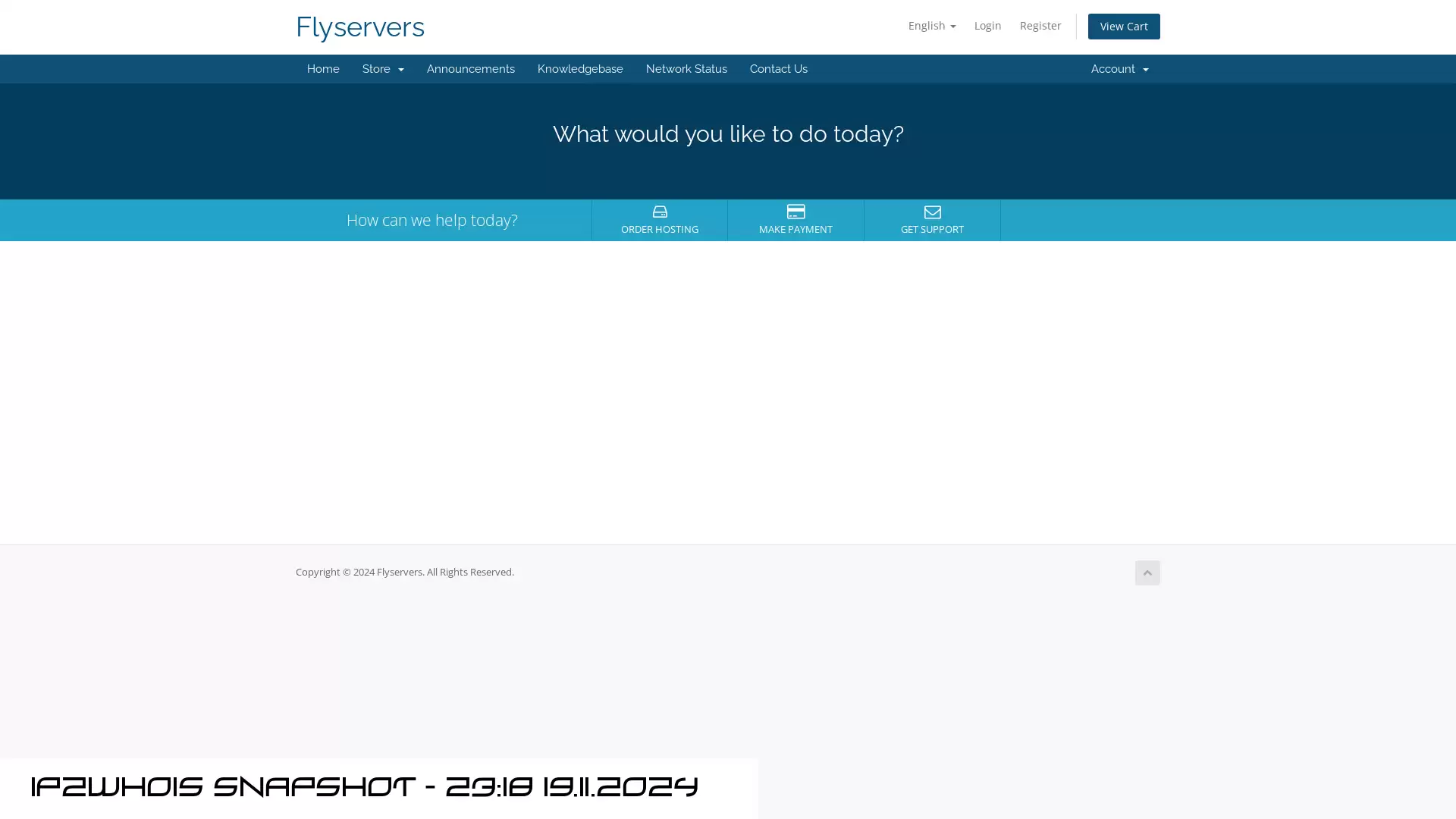 www.flyservers.com - snapshot