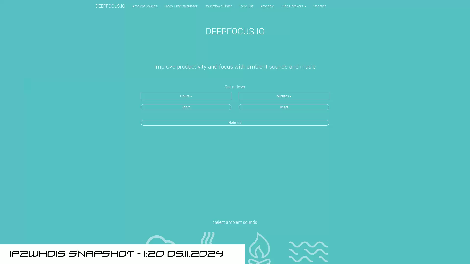 deepfocus.io - snapshot