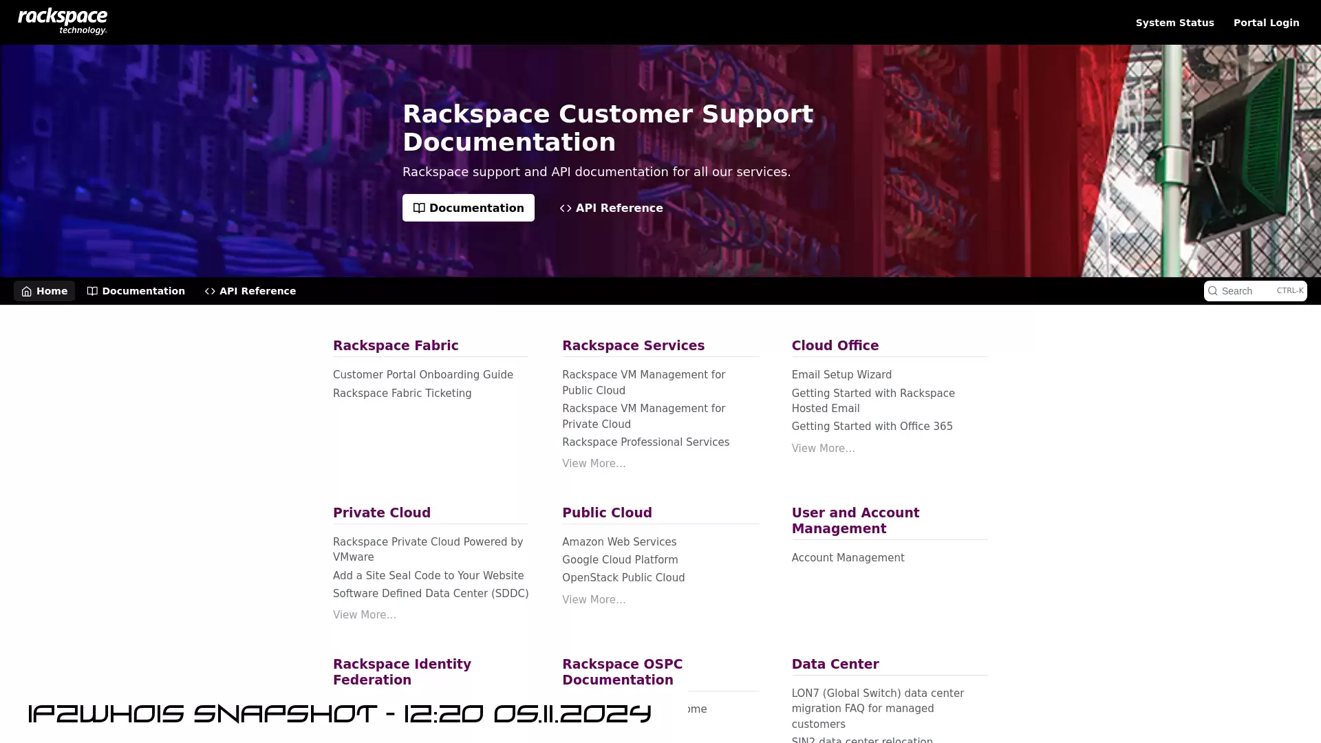 docs.rackspace.com - snapshot