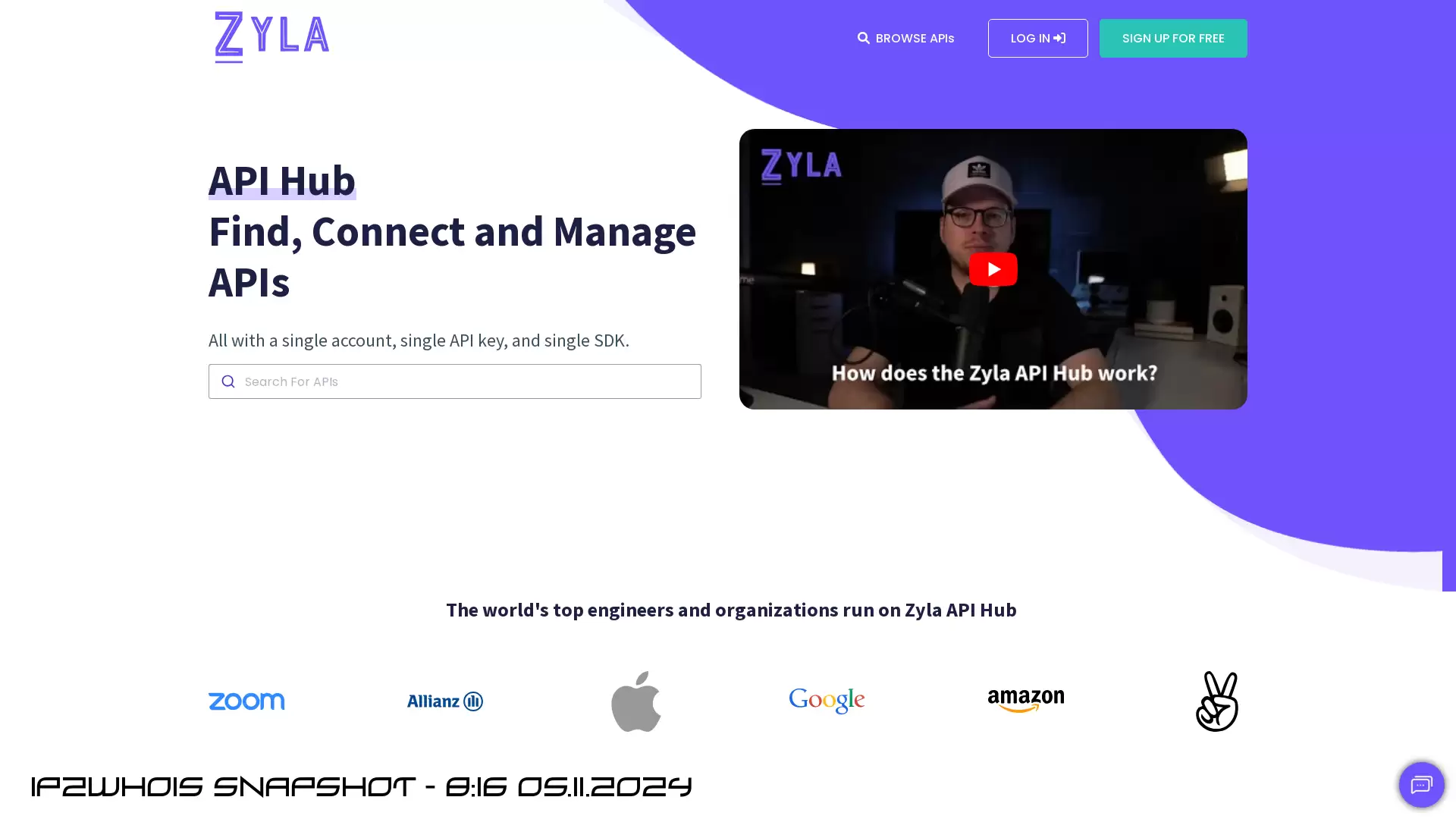 zylalabs.com - snapshot