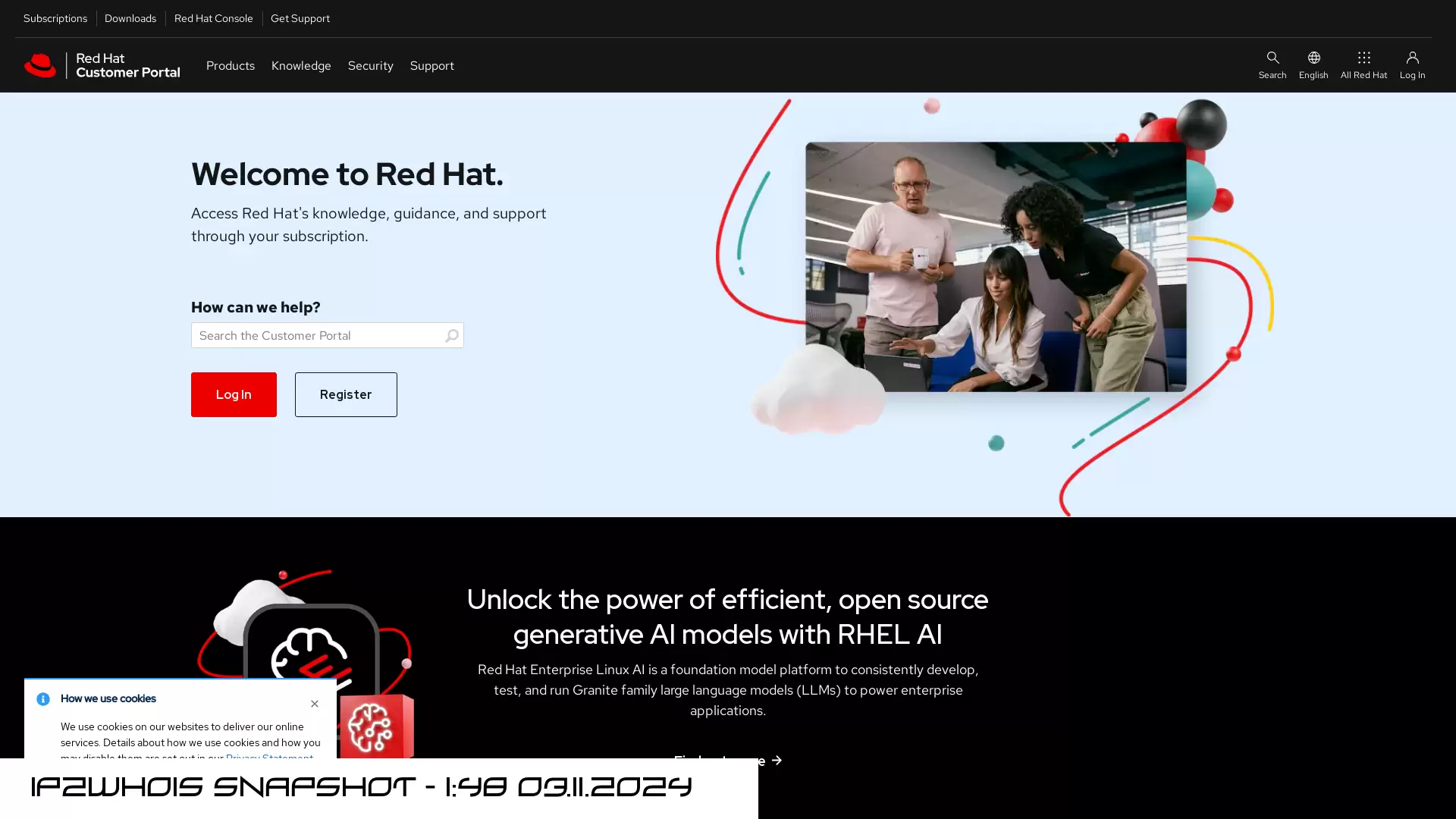 access.redhat.com - snapshot